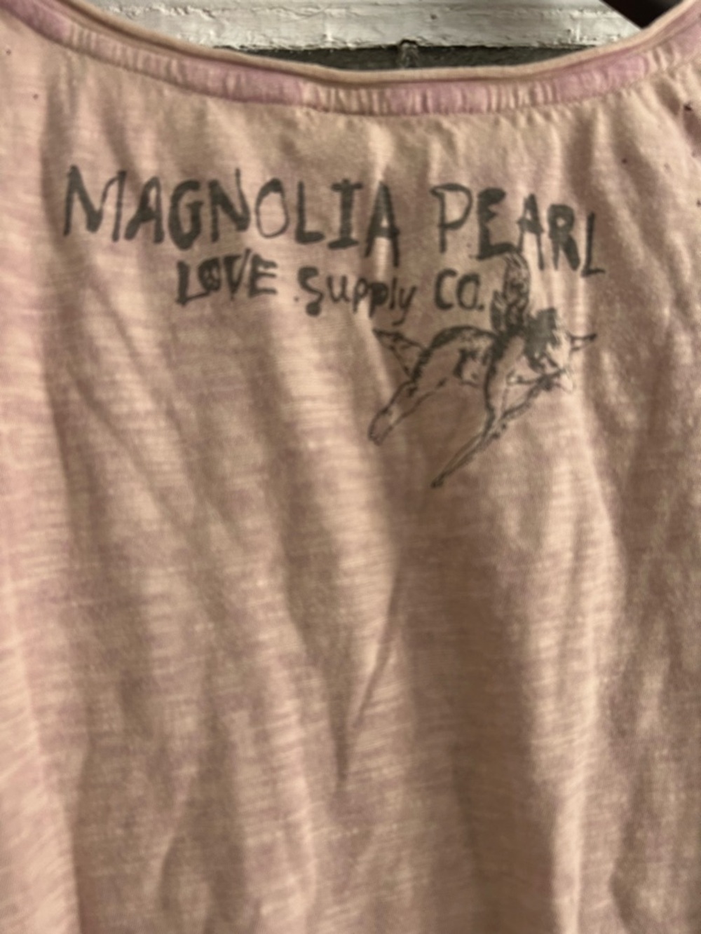 Magnolia Pearl Short Sleeve Graphic Tee in Pink, Magenta, Green, Blue, Purple - Picture 3 of 6